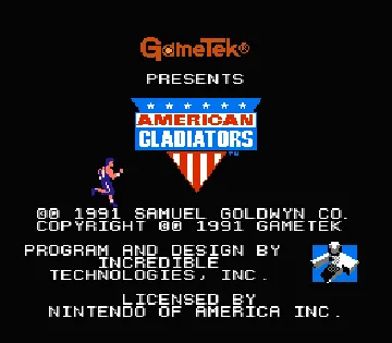 American Gladiators (USA) screen shot title